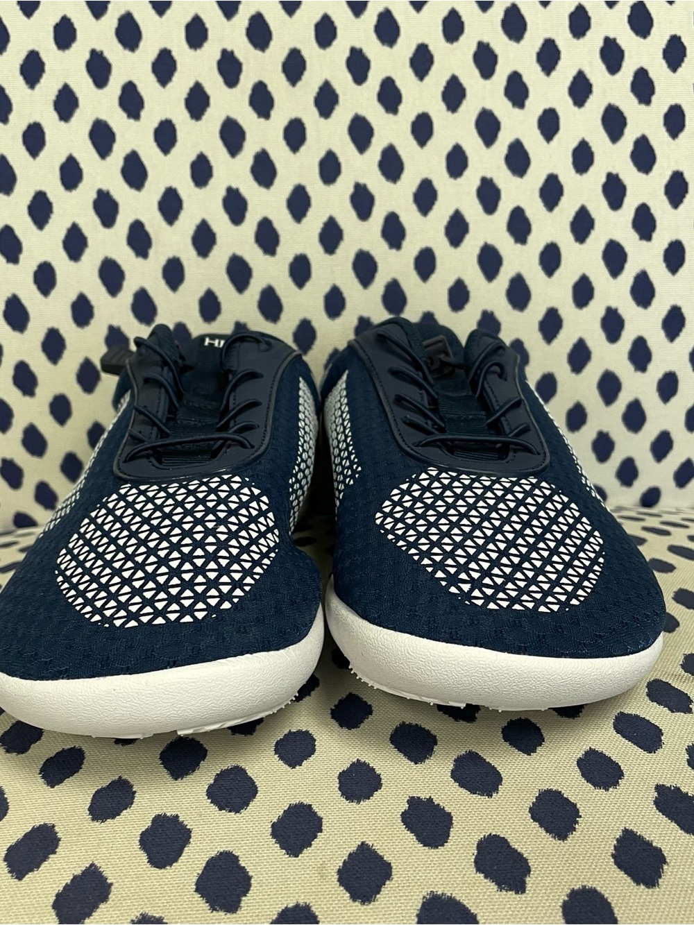 HIKE navy print shoes size 10/10.5 NEW - Picture 2 of 12